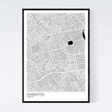 Load image into Gallery viewer, Kensington Neighbourhood Map Print