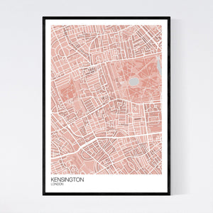 Kensington Neighbourhood Map Print