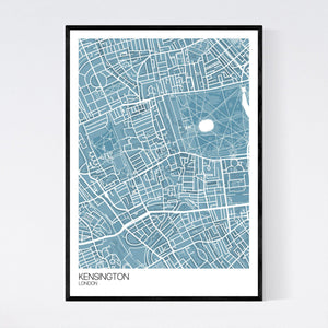 Kensington Neighbourhood Map Print
