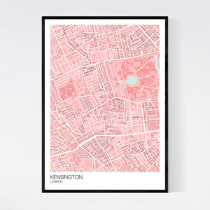 Kensington Neighbourhood Map Print