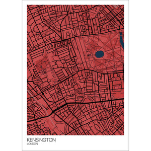 Map of Kensington, London