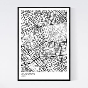 Kensington Neighbourhood Map Print