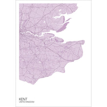 Load image into Gallery viewer, Map of Kent, United Kingdom