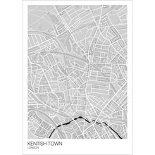 Load image into Gallery viewer, Map of Kentish Town, London