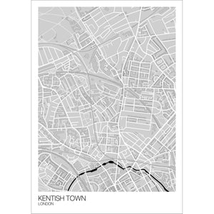 Map of Kentish Town, London