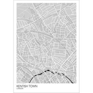 Map of Kentish Town, London