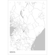 Load image into Gallery viewer, Map of Kenya, 