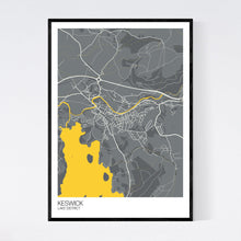 Load image into Gallery viewer, Keswick Town Map Print