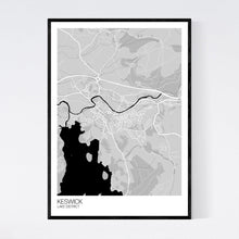 Load image into Gallery viewer, Keswick Town Map Print