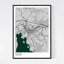 Load image into Gallery viewer, Keswick Town Map Print