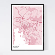 Load image into Gallery viewer, Keswick Town Map Print