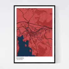 Load image into Gallery viewer, Keswick Town Map Print
