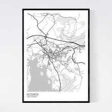 Load image into Gallery viewer, Keswick Town Map Print