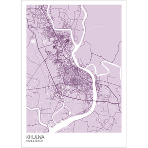 Map of Khulna, Bangladesh