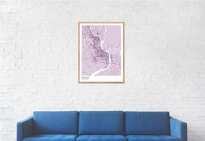 Map of Khulna, Bangladesh