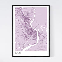 Load image into Gallery viewer, Map of Khulna, Bangladesh