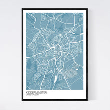 Load image into Gallery viewer, Map of Kidderminster, United Kingdom