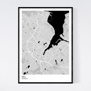 Kiel City Map Print