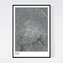 Load image into Gallery viewer, Kigali City Map Print