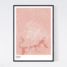 Load image into Gallery viewer, Kigali City Map Print