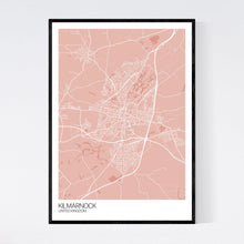 Load image into Gallery viewer, Kilmarnock City Map Print