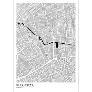Map of Kings Cross, London