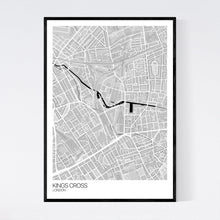 Load image into Gallery viewer, Map of Kings Cross, London