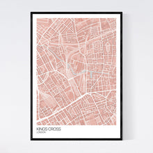 Load image into Gallery viewer, Kings Cross Neighbourhood Map Print