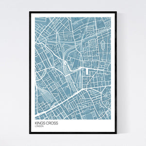 Kings Cross Neighbourhood Map Print
