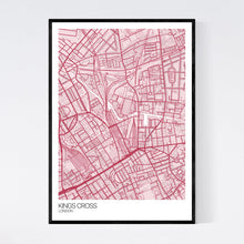 Load image into Gallery viewer, Kings Cross Neighbourhood Map Print