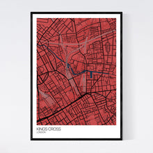 Load image into Gallery viewer, Kings Cross Neighbourhood Map Print
