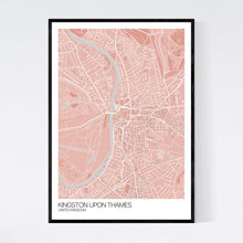 Load image into Gallery viewer, Kingston upon Thames City Map Print