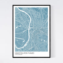 Load image into Gallery viewer, Kingston upon Thames City Map Print