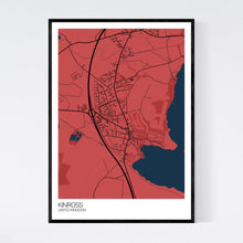 Load image into Gallery viewer, Kinross City Map Print