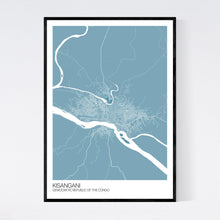 Load image into Gallery viewer, Kisangani City Map Print