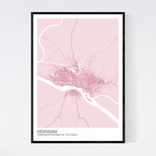 Load image into Gallery viewer, Kisangani City Map Print