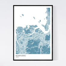 Load image into Gallery viewer, Kitakyushu City Map Print