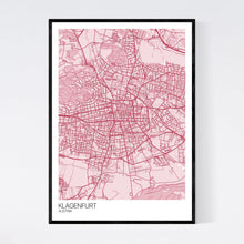 Load image into Gallery viewer, Map of Klagenfurt, Austria