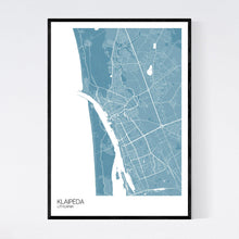 Load image into Gallery viewer, Klaipėda City Map Print