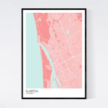 Load image into Gallery viewer, Klaipėda City Map Print