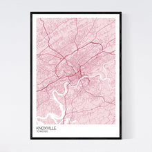 Load image into Gallery viewer, Knoxville City Map Print