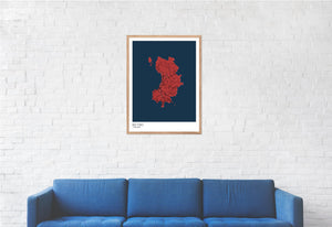 Map of Ko Tao, Thailand