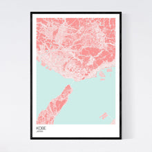 Load image into Gallery viewer, Map of Kobe, Japan