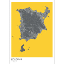 Load image into Gallery viewer, Map of Koh Samui, Thailand