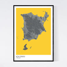 Load image into Gallery viewer, Map of Koh Samui, Thailand