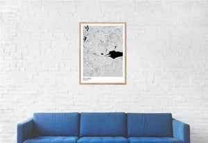 Map of Kolding, Denmark