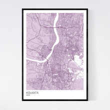 Load image into Gallery viewer, Kolkata City Map Print