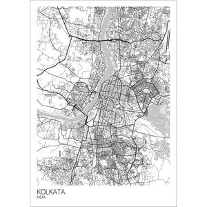 Map of Kolkata, India