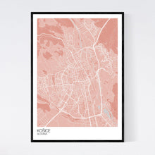 Load image into Gallery viewer, Košice City Map Print