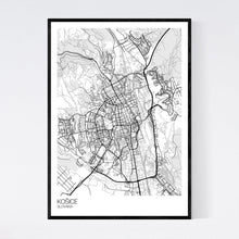 Load image into Gallery viewer, Košice City Map Print